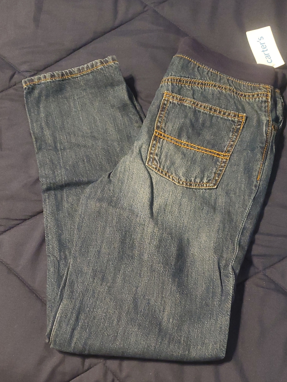 Carter's Slim Straight Dark Blue Stretch Jeans